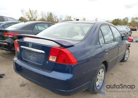 2002 Honda Civic Ex z USA, uszkodzony, nr VIN 1HGES26722L033102